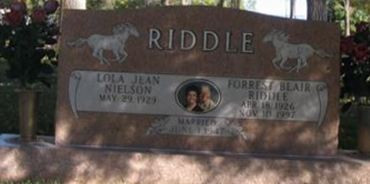 Forrest Blair Riddle Forrest Blair Riddle