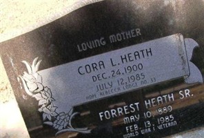 Forrest Heath, Sr Forrest Heath, Sr