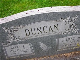 FORREST WALTER DUNCAN