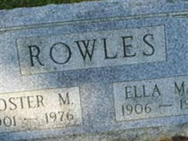 Foster M Rowles Foster M Rowles