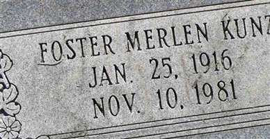 Foster Merlin Kunz