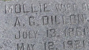 Mary Foster "Mollie" Sappington Dillon Mary Foster "Mollie" Sappington Dillon