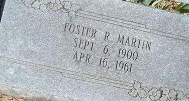 Foster R. Martin Foster R. Martin
