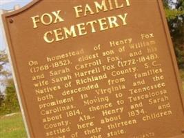 Fox Family Cemetery