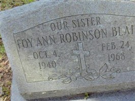 Foy Ann Robinson Blair