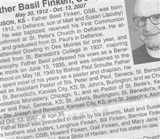 Fr Basil Finken Fr Basil Finken