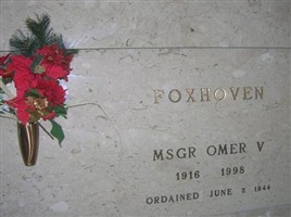 Fr Omer V. Foxhoven Fr Omer V. Foxhoven