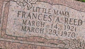 Frances A Reed Frances A Reed
