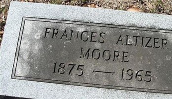 Frances Altizer Moore