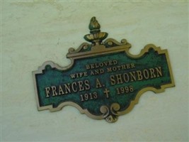 Frances Anita Shonborn Frances Anita Shonborn
