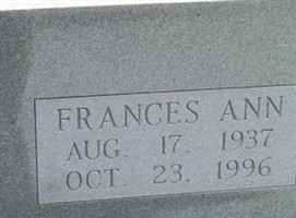 Frances Ann Colson Butler