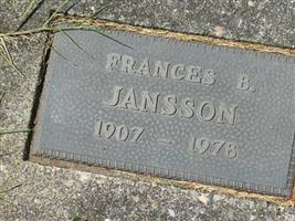 Frances B. Jansson