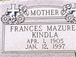 Frances Beatrice Mazurek Kindla Frances Beatrice Mazurek Kindla