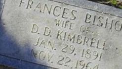 Frances Bishop Kimbrell Frances Bishop Kimbrell