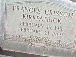 Frances Cornelia Goolsby Kirkpatrick Frances Cornelia Goolsby Kirkpatrick