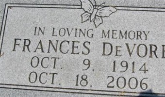 Frances DeVore Frances DeVore