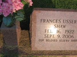 Frances Elizabeth Farmer Ussery Shaw