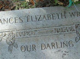 Frances Elizabeth Wright Frances Elizabeth Wright