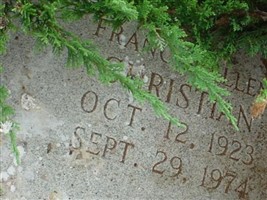 Frances Ellen Christian Frances Ellen Christian
