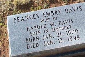 Frances Embry Davis