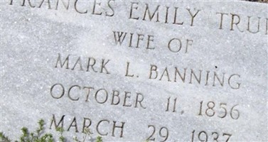 Frances Emily Truitt Banning