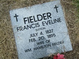 Frances Evaline Sutton Fielder Frances Evaline Sutton Fielder