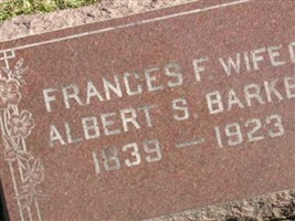 Frances F Barker Frances F Barker