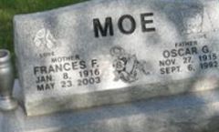 Frances F Hofmaster Moe