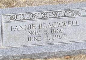 Mary Frances "Fannie" Gregory Blackwell