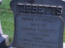 Frances "Fannie" Stoddard Tibbetts Frances "Fannie" Stoddard Tibbetts