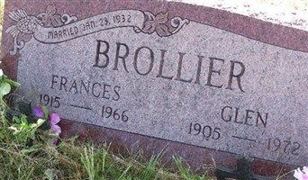 Linna Frances "Frances Hubbard Brollier Linna Frances "Frances Hubbard Brollier