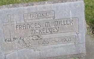 Frances M. 'Frankie' Miller McKelvey