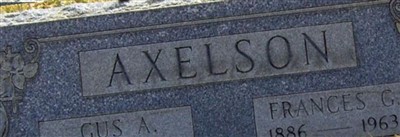 Frances G Axelson Frances G Axelson
