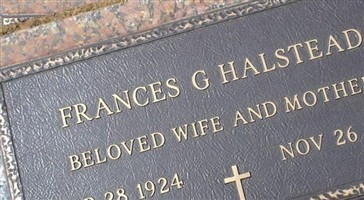 Frances Genevieve Bingham Halstead Frances Genevieve Bingham Halstead