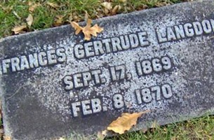 Frances Gertrude Langdon Frances Gertrude Langdon