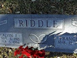 Frances "Granny" Pierson Riddle Frances "Granny" Pierson Riddle