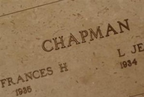 Frances H Chapman Frances H Chapman