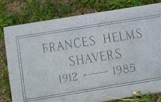 Frances (Helms) Shavers Frances (Helms) Shavers