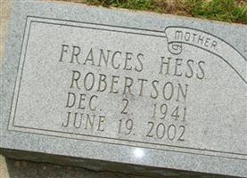 Frances Hess Robertson