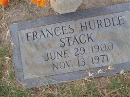 Frances Hurdle Stack Frances Hurdle Stack