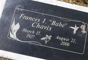 Frances I "Babe" Chavis