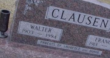 Frances July Negless Clausen Frances July Negless Clausen