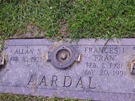 Frances L "Fran" Aardal Frances L "Fran" Aardal