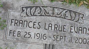 Frances LaRue Evans