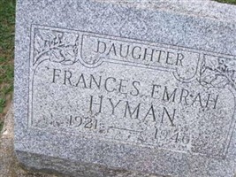 Frances Lee Emrah Hyman
