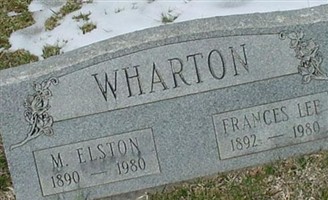 Frances Lee Wharton Frances Lee Wharton