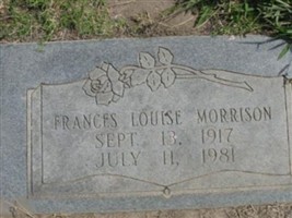 Frances Louise Morrison Frances Louise Morrison