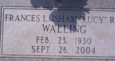 Frances Lucille Isham Walling