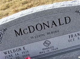 Frances M. Ausburne McDonald Frances M. Ausburne McDonald