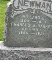 Frances M. Barker Newman Frances M. Barker Newman
